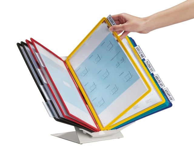 Bords-/Väggställ Durable Vario Pro 10 blandade färger - A4 - 1