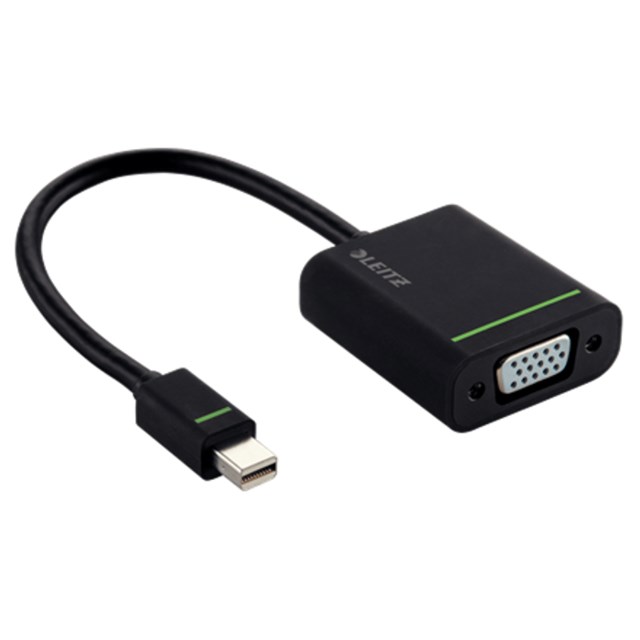 Mini DisplayPort till VGA Leitz svart - 1