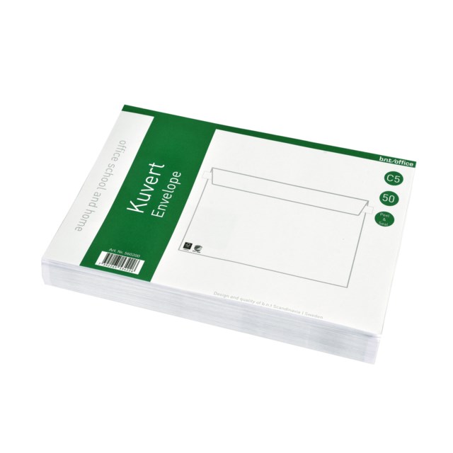 Kuvert Konsument C5 P&S vita 50st/fp - A5L - 1