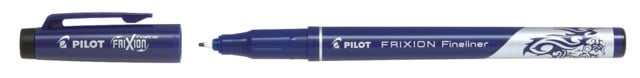 Fiberpenna Pilot Frixion Fineliner svart - 1,3mm - 1