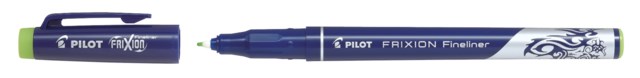 Fiberpenna Pilot Frixion Fineliner ljusgrön - 1,3mm - 1