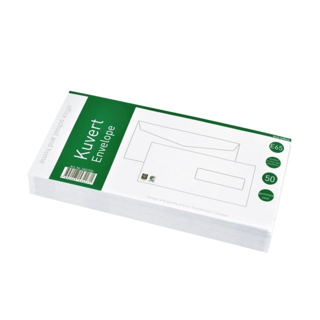 Kuvert Konsument E65 H2 FH vita 50st/fp - E4S V2 - 1