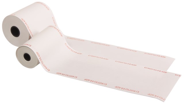 Kassarulle Ej Kvitto 57mm x 13m Longlife - 57mmx13m - 1