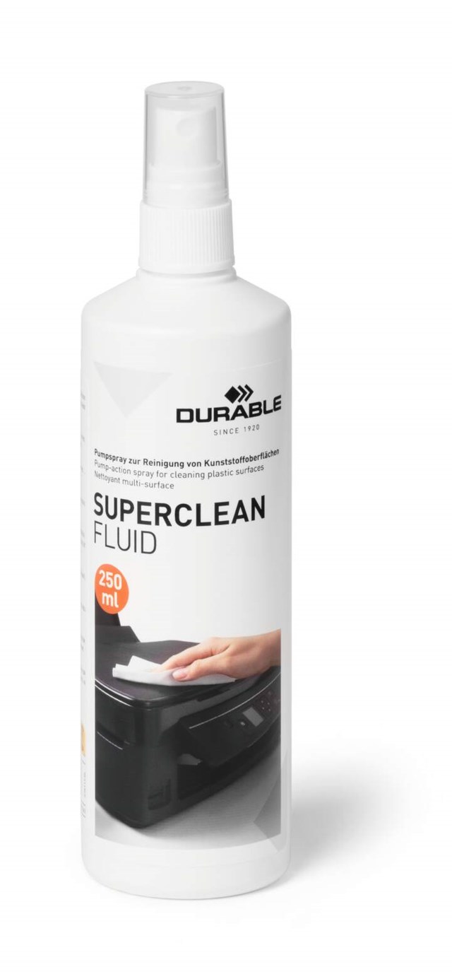 Rengöringsspray Durable SUPERCLEAN FLUID för plastytor, 250 ml - 1