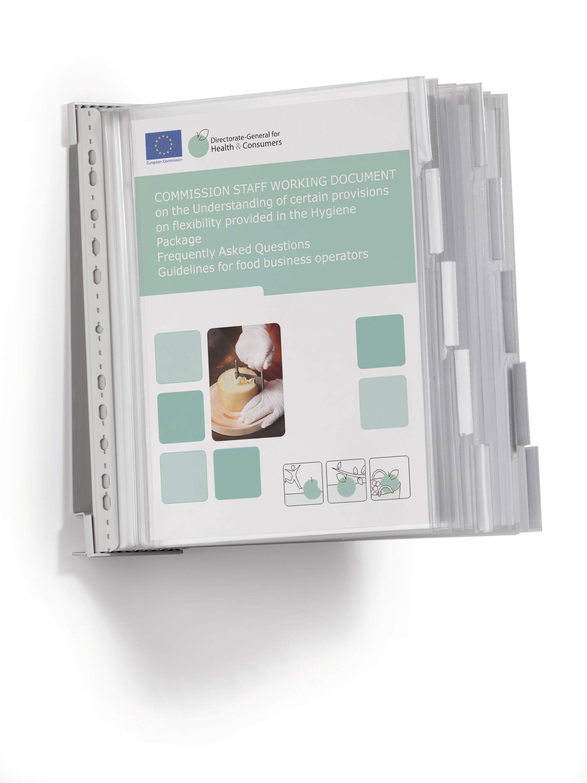 Blädderställ Durable FUNCTION SAFE WALL 10, väggmontage, 10 paneler A4 - Kontor & Papper - Ställ & Fack - Blädderställ