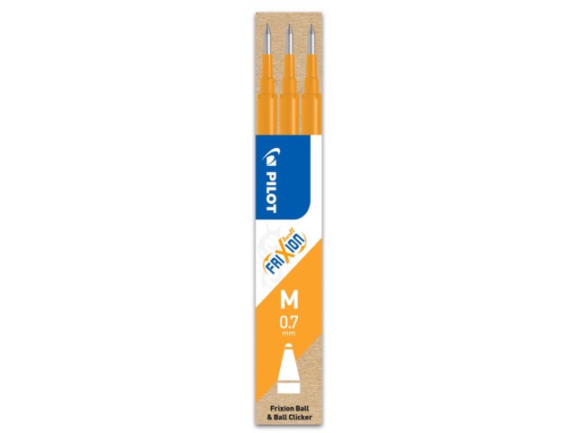 Kulpatron Pilot Frixion Clicker 0,7 mm apricot orange 3st/fp - 0,7mm - 1