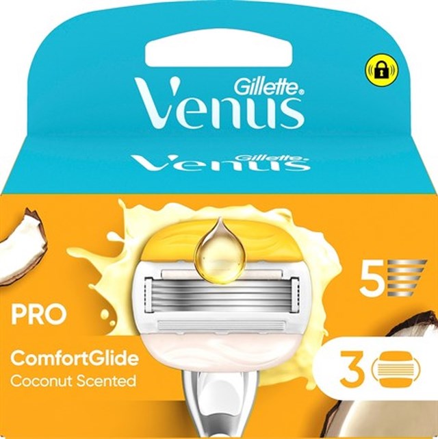 Gillette Venus Pro ComfortGlide Coconut & Olay Rakblad 3 st - 1