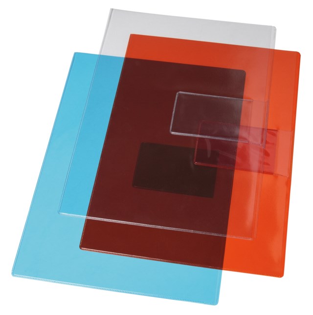 Aktmapp med visitkortsflik A4 0,18 transparent - A4 - 1