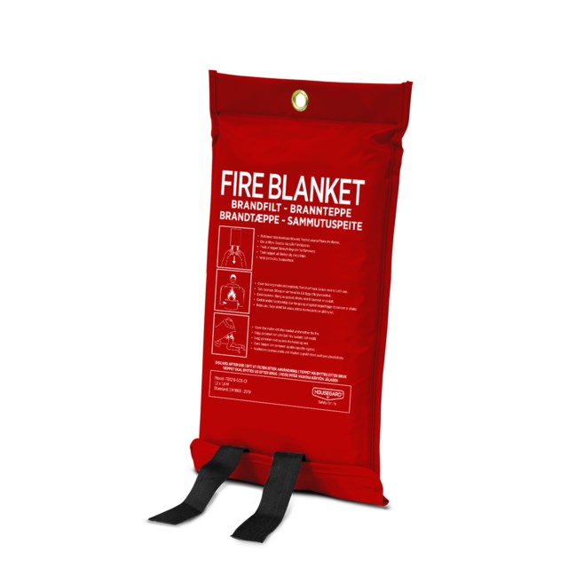 Brandfilt 120X180cm röd - 1200x1800mm - 1