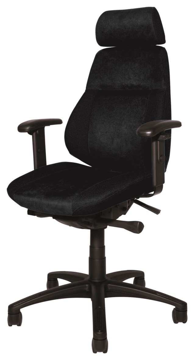 Kontorsstol Sverigestolen 818 svart - 1