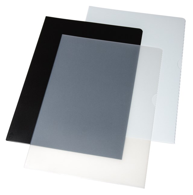 Aktmapp 1800 A4 0,35 svart - A4 - 1