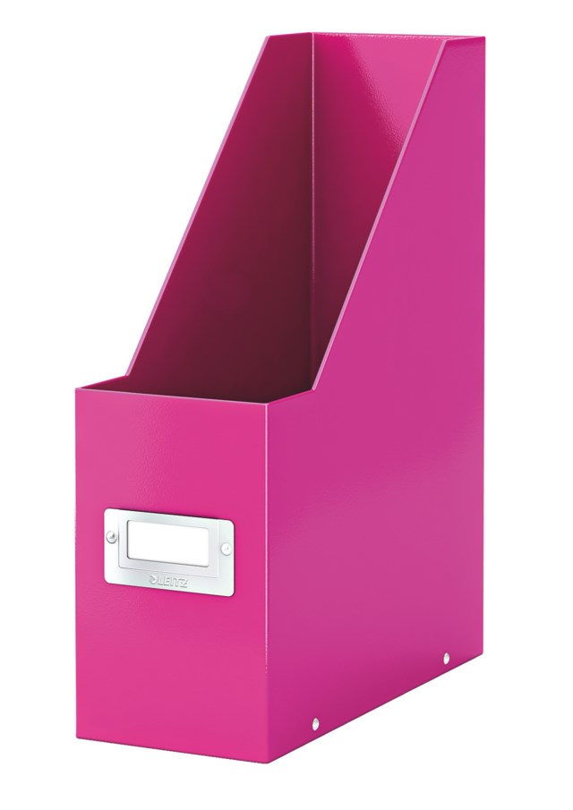 Tidkriftssamlare Leitz Click & Store WOW rosa - 103x330x253mm - 1