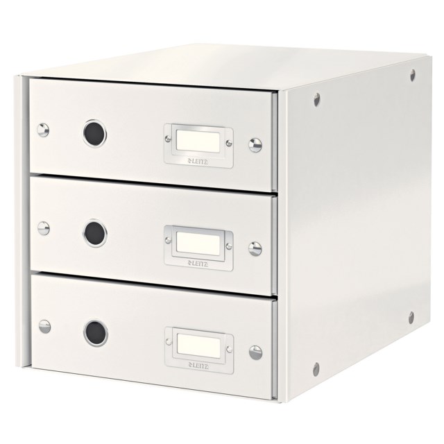Förvaringsbox Leitz Click & Store 3 lådor vit - 1
