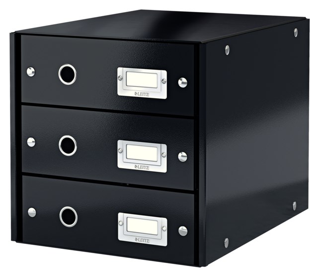 Förvaringsbox Leitz Click & Store 3 lådor svart - 1
