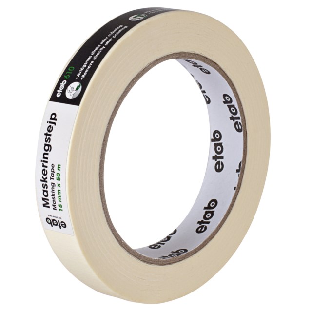 Maskeringstejp Etab 50mx19mm - 19mmx50m - 1