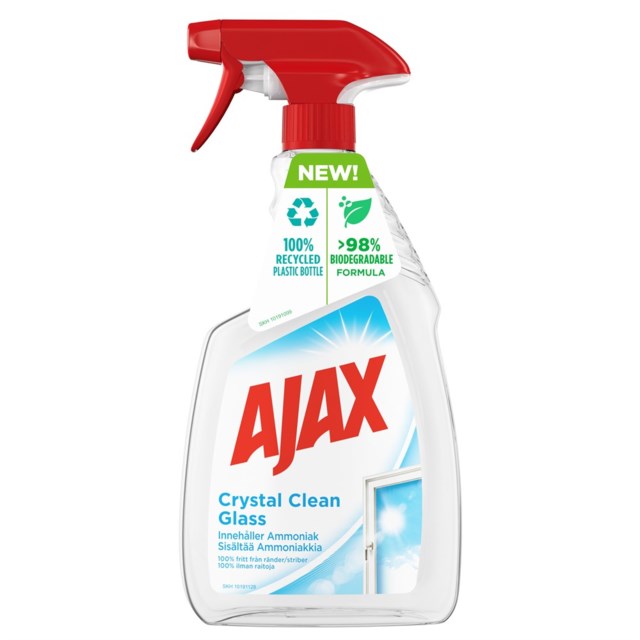 Fönsterputs Ajax Crystal Clean Glass Spray 750ml - 1