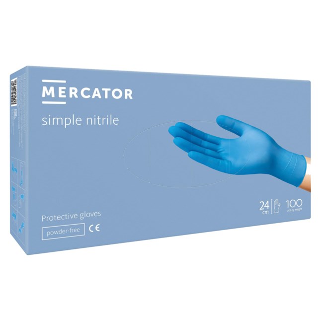 MERCATOR simple nitrile storlek S 100-P - 1