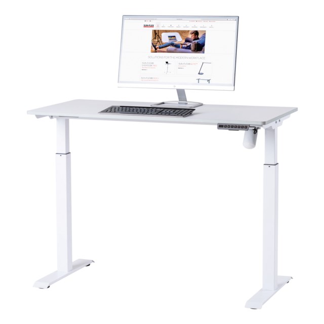 Sitt/ståbord Sun-Flex Easydesk Elite vit - 1