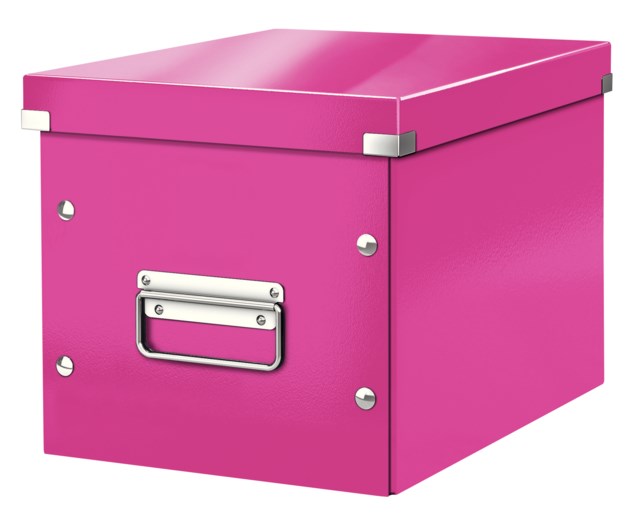 Förvaringslåda Leitz Click & Store Medium rosa - C52 - 1