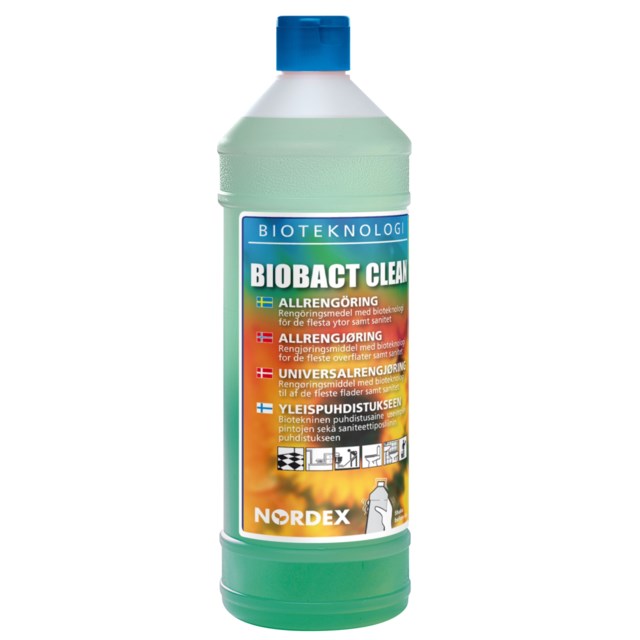 Sanitetsrent Biobact Clean 1L - 1L - 1