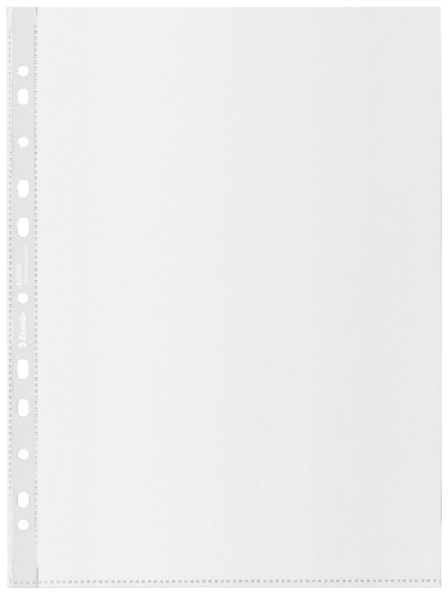 Plastficka Esselte Recycled A4 100 my 50st/fp - 1