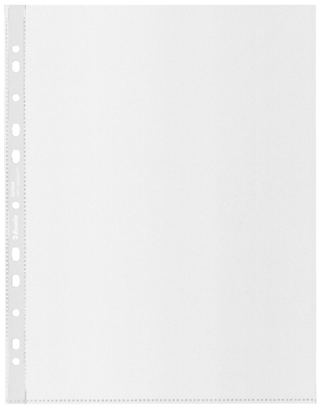 Plastficka Esselte Recycled A4 Maxi 100 my 50st/fp - 1