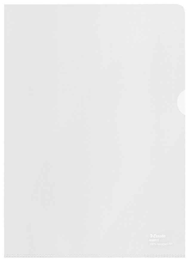 Plastmapp Esselte Recycled A4 100 my 20st/fp - 1