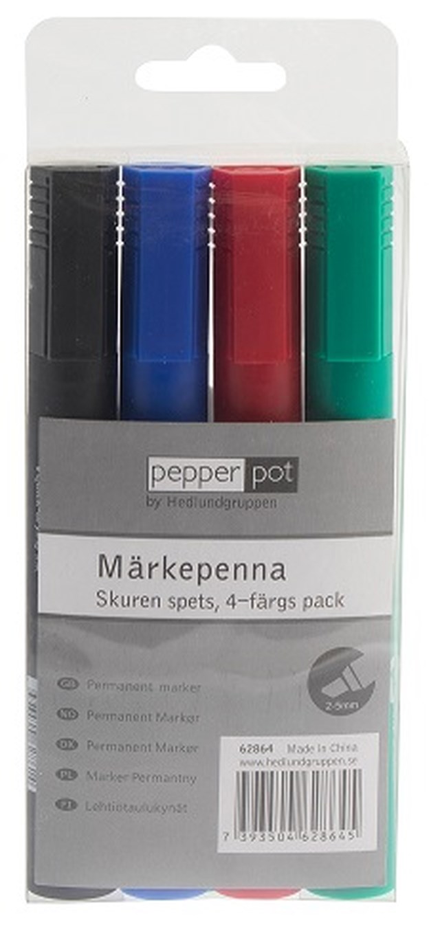 Märkpenna Actual skuren spets 4-set - 1