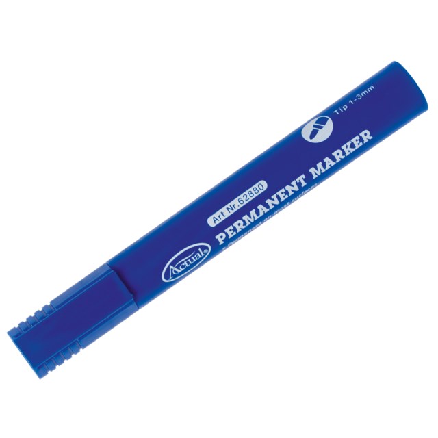 Märkpenna Actual rund spets blå - 1