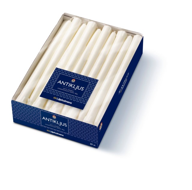 Kronljus Liljeholmens 25,5 cm vita 30/fp - 255mm - 1