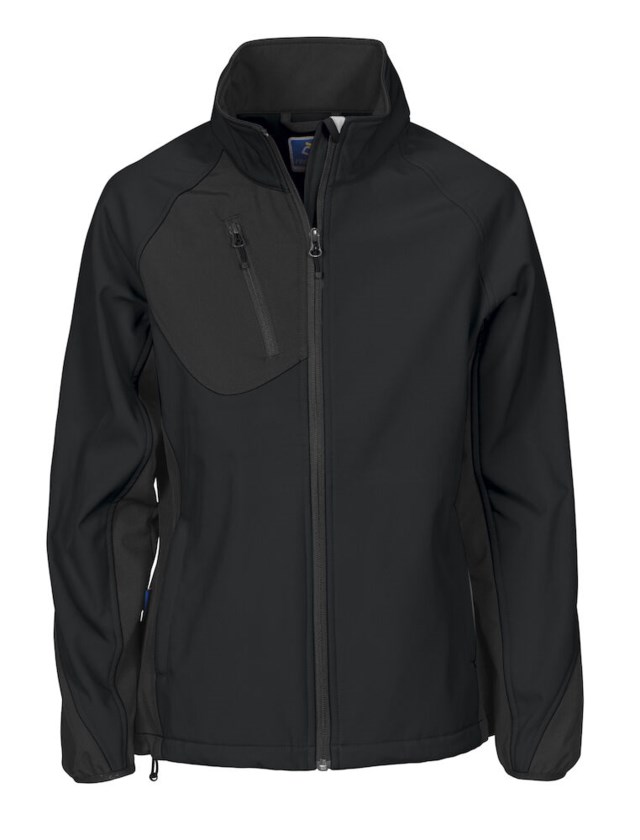 Softshelljacka Prio 2423 dam svart - XS - 1