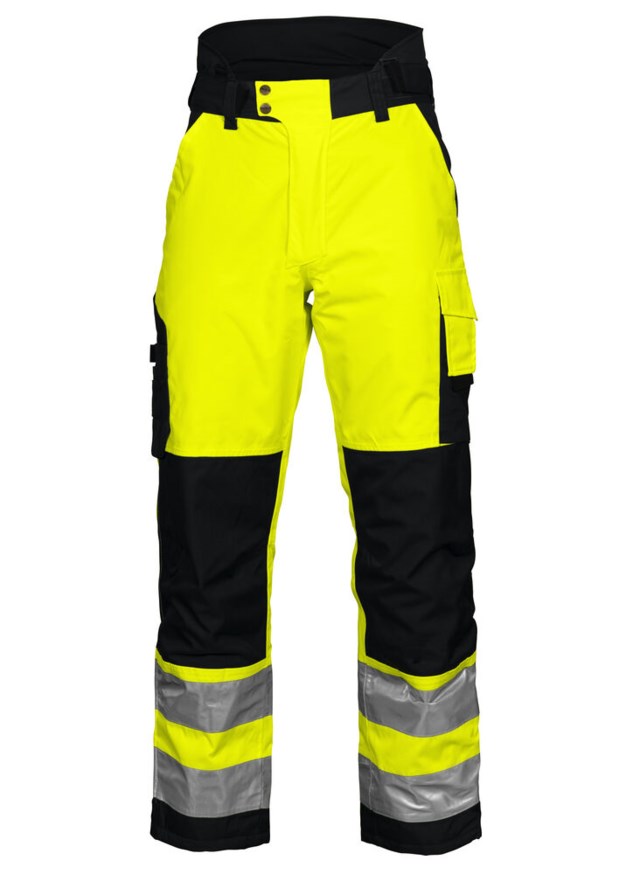 Fodrad Midjebyxa 6514 EN ISO 20471 Klass 2 Gul/Svart stl C50 - C50 - 1