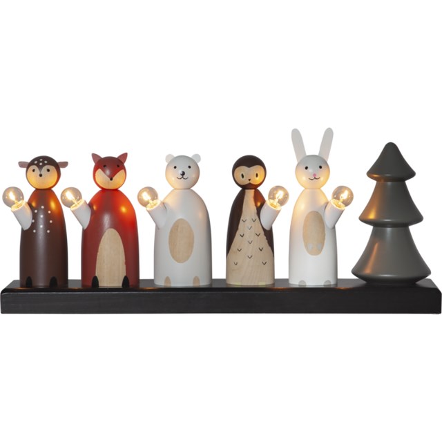 Ljusstake Forest Friends 44 cm - 1