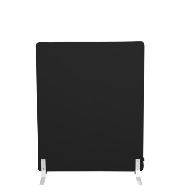 Golvskärm Alma 1000x1350 mm svart - 1000x1350mm - 1