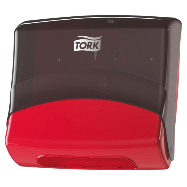 Dispenser Tork W4 Top-Pack svart/röd - 1
