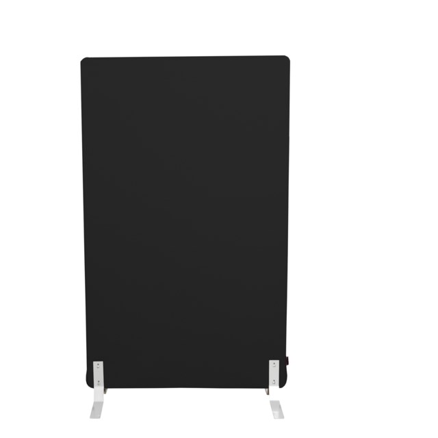 Golvskärm Alma 800x1500 mm svart - 800x1500mm - 1