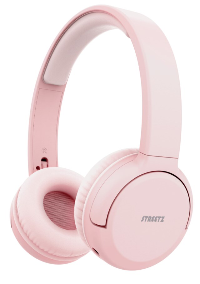 BT210 Bluetooth Hörlurar Mikrofon Hopfällbara Rosa - 1