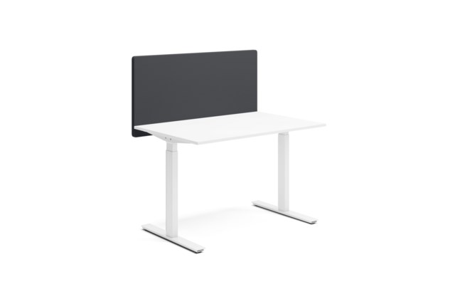 Bordsskärm Alma 1200x600 svart - 1200x600mm - 1