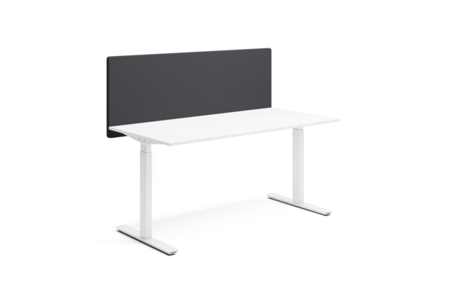 Bordsskärm Alma 1600x600 svart - 1600x600mm - 1