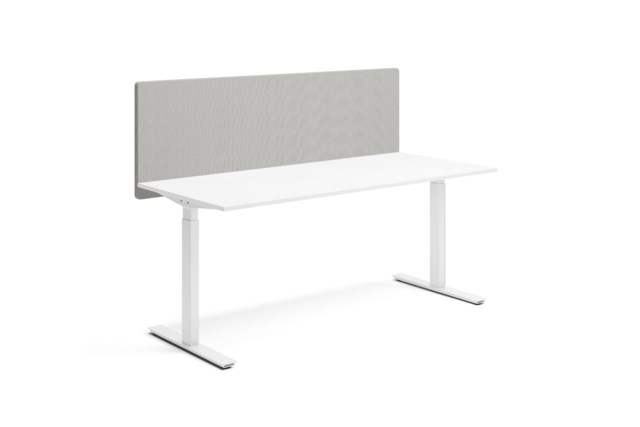 Bordsskärm Alma 1800x600 ljusgrå - 1800x600mm - 1
