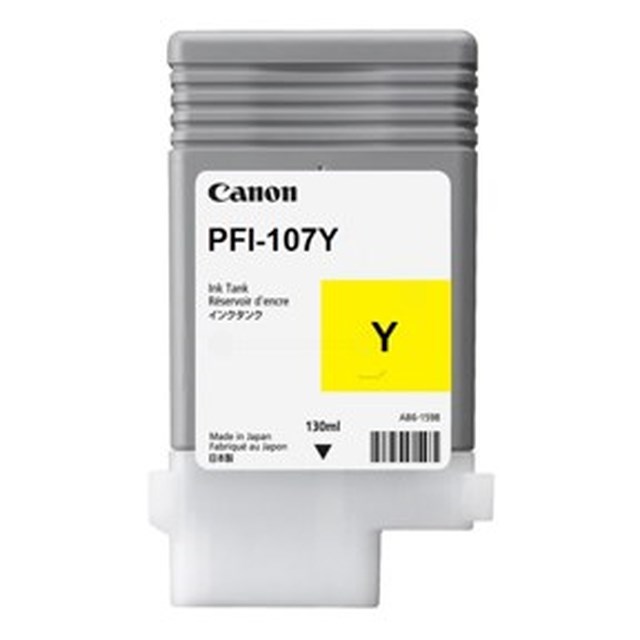 Ink-Jet Canon PFI-107Y gul - 1