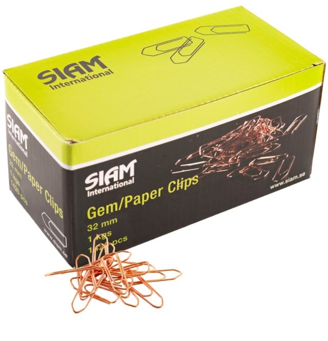 Gem kopparfärgade 32mm 1 kg/fp - 32mm - 1