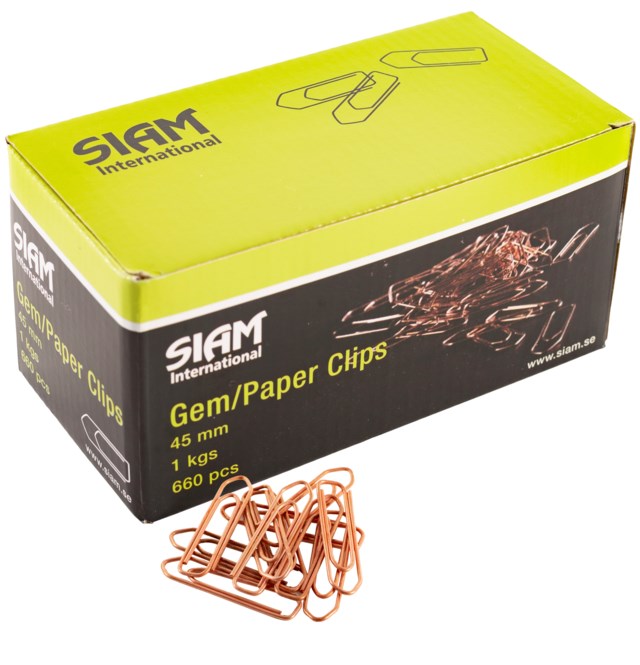 Gem kopparfärgade 45mm 1 kg/fp - 45mm - 1