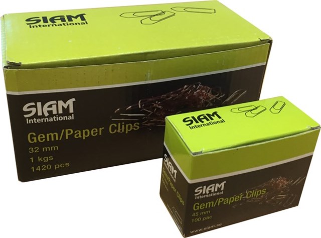 Gem kopparfärgade 78mm 100/ask - 78mm - 1