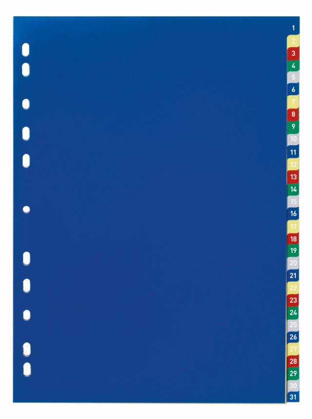 Plastregister Durable A4 1-31 - A4 - 1