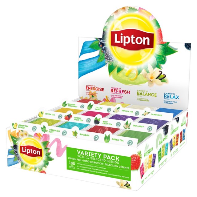 Te Lipton Sortiment/Displaykartong 180St Påsar - 1