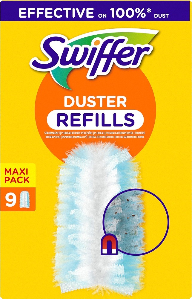 Påfyllnadsdukar Dammvippa Swiffer Duster Refill, 9 st - Städ & Hygien - Städredskap - Dammvippor