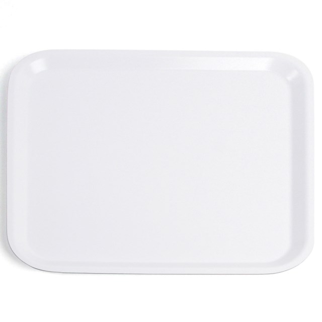 Bricka 43x33 cm vit - 430x330mm - 1