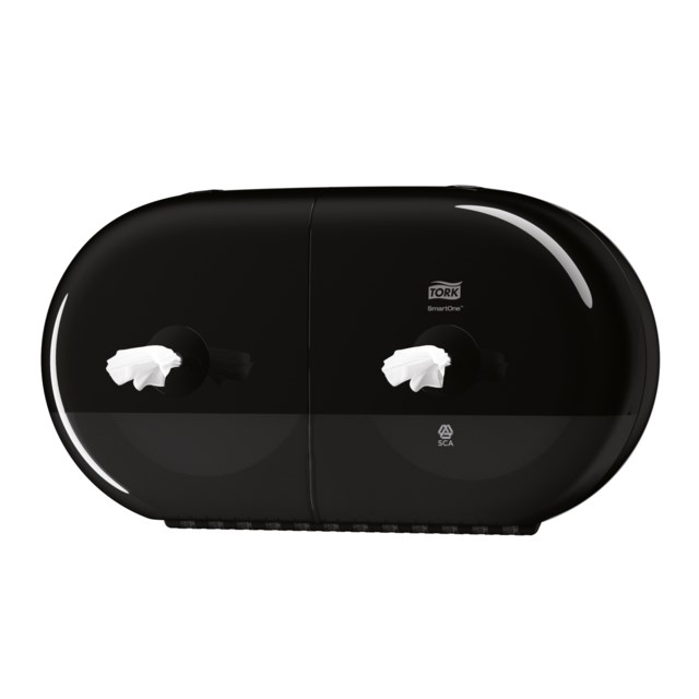 Dispenser Tork T9 SmartOne Mini Twin svart - 1