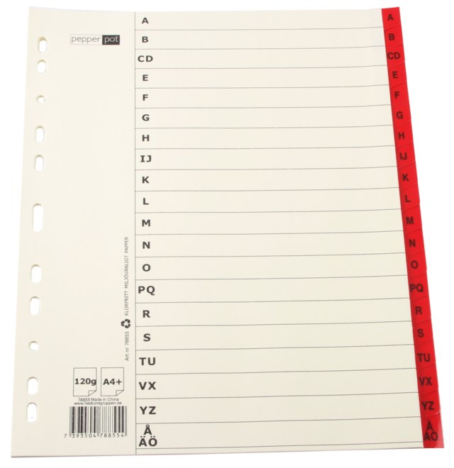 Systemregister Timing Plus A4+ A-Ö - A4 - 1